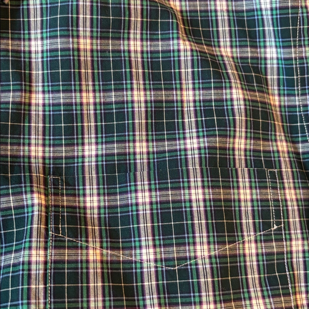 Ralph Lauren “Custom Fit” Blue Plaid Button Down Mens Shirt Size XL NWT New - Picture 13 of 15